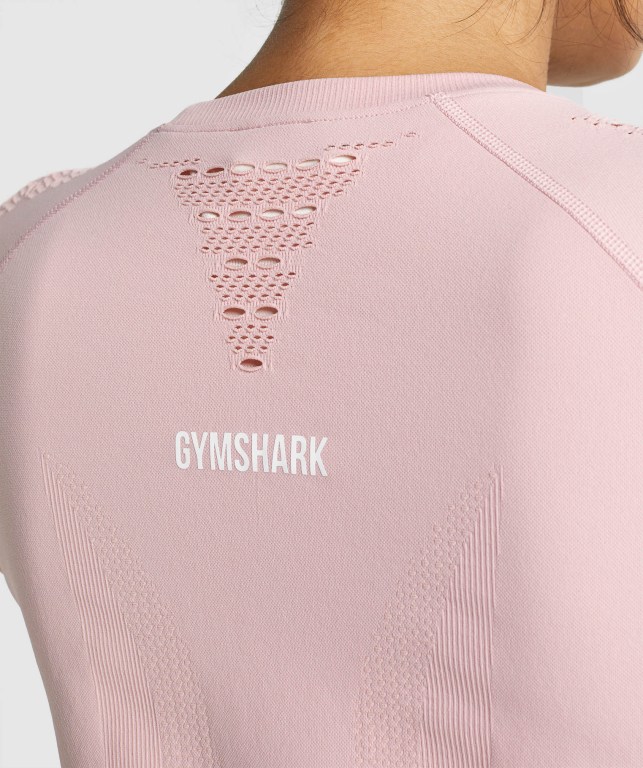 Gymshark Energy Seamless Lyse Rosa | EF6TOBLunLH