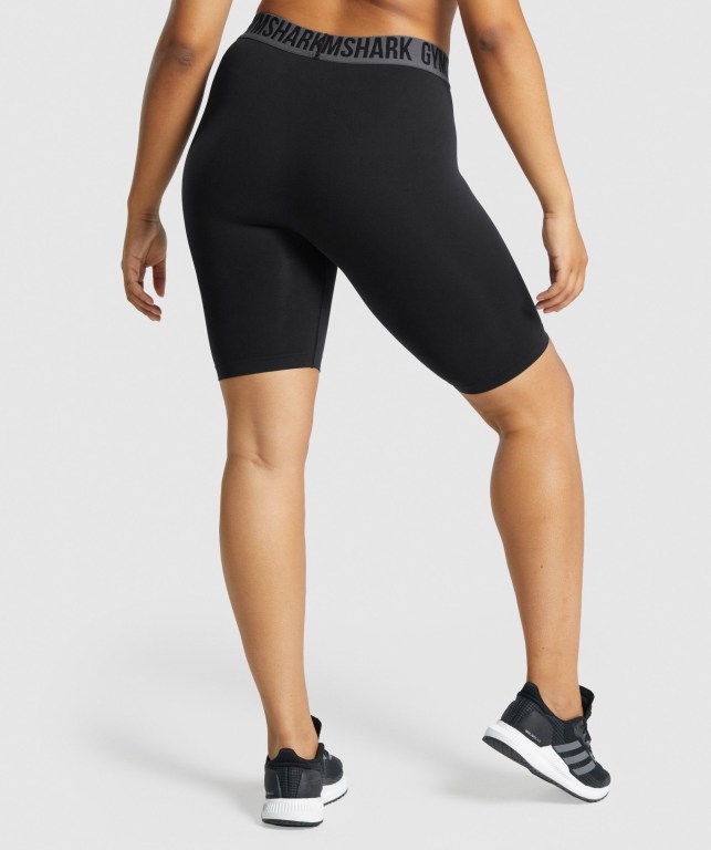 Gymshark Fit Seamless Cycling Svarte | tPG8p4hWuiT