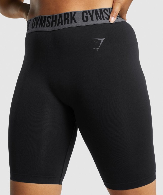 Gymshark Fit Seamless Cycling Svarte | tPG8p4hWuiT