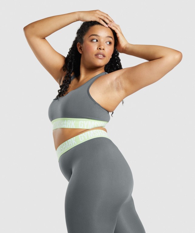 Gymshark Fit Seamless Sports Bra Grå | 7a5hUT9MxqZ