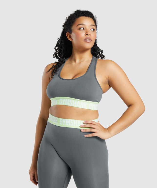 Gymshark Fit Seamless Sports Bra Grå | 7a5hUT9MxqZ