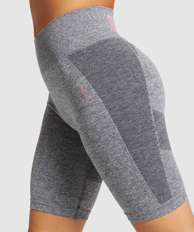 Gymshark Flex Cycling Grå Rosa | WjusHTwyH7n