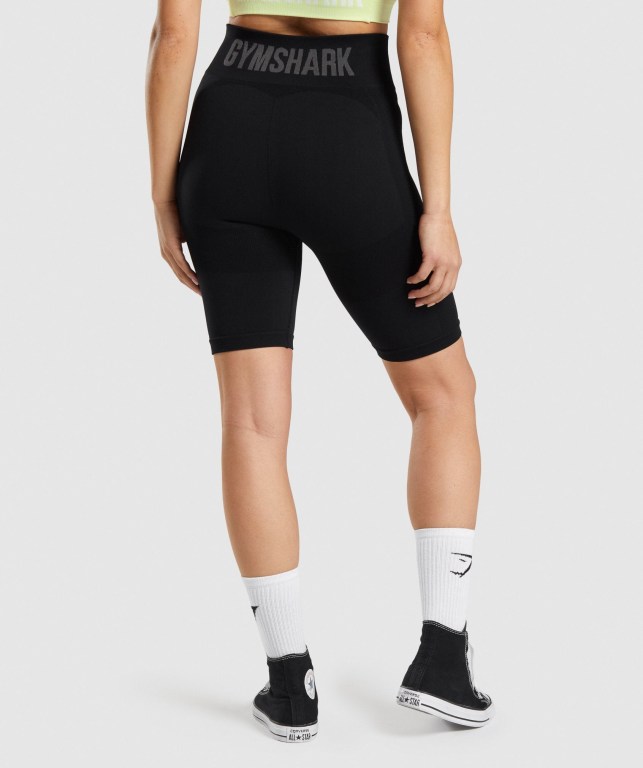 Gymshark Flex Cycling Svarte Grå | 5zoLhCEqljQ