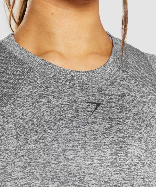 Gymshark Flex Loose Top Grå | ULwdtg2cPMC