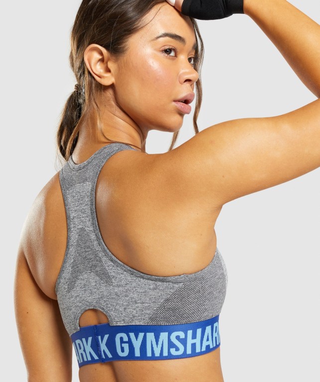 Gymshark Flex Sports Bra Grå | KYWCQqYxMG1