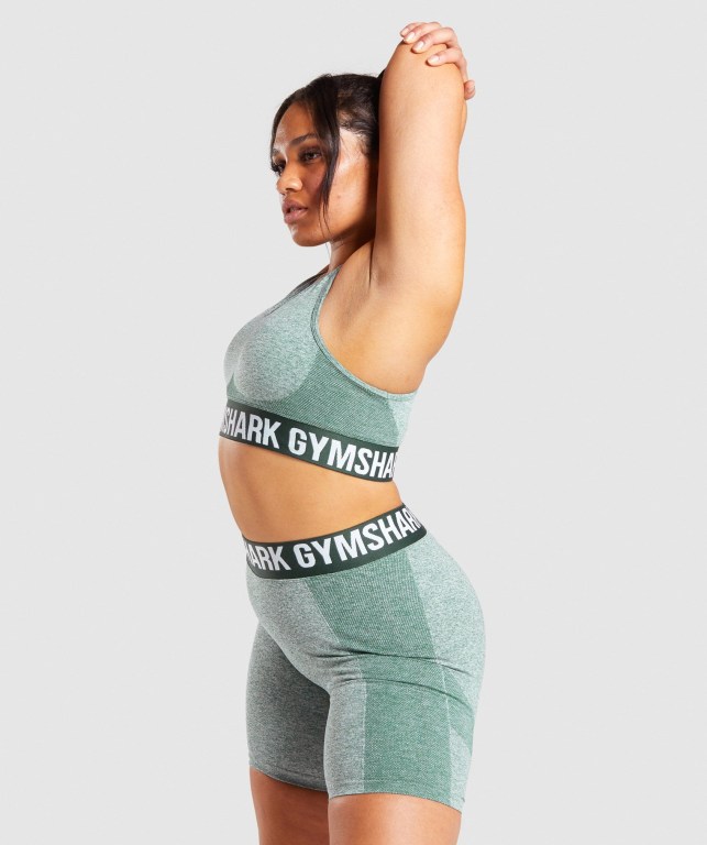 Gymshark Flex Sports Bra Mørke Grønn | R16LoXqdq86