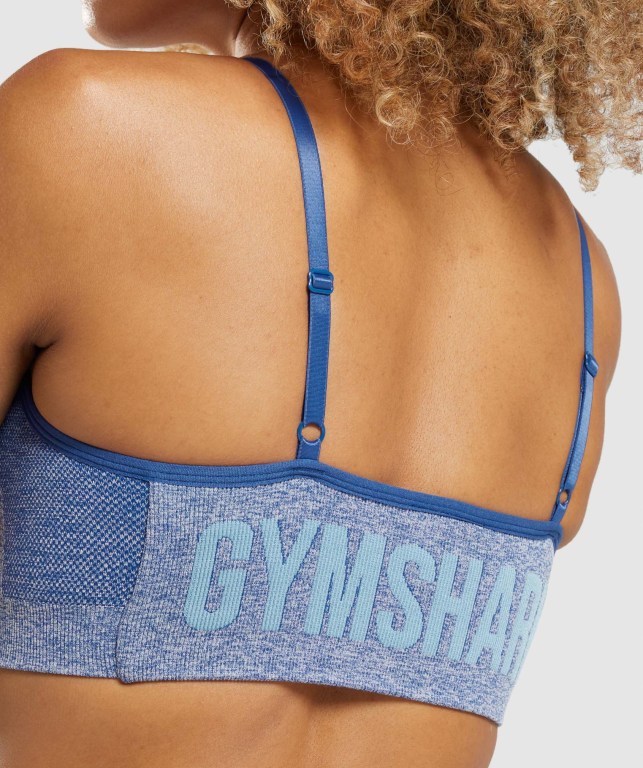 Gymshark Flex Strappy Sports Bra Blå | oOPKwPEd5yU