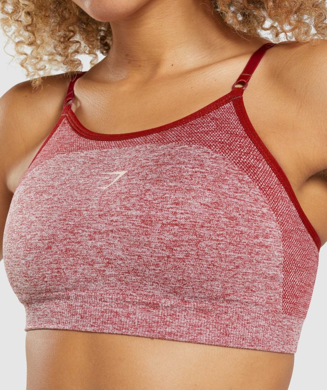 Gymshark Flex Strappy Sports Bra Burgunder | jjB7TAYO73C