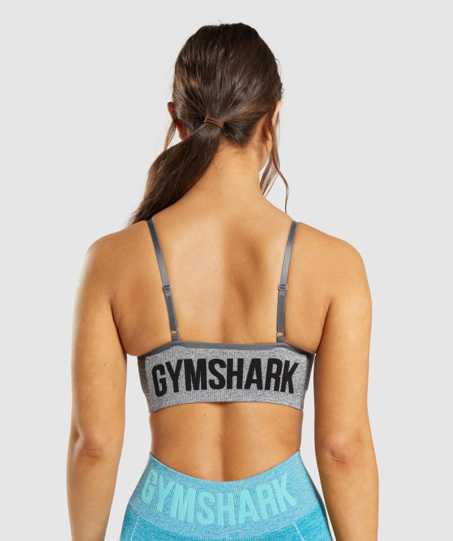 Gymshark Flex Strappy Sports Bra Grå | wcl4ktvo1Z6