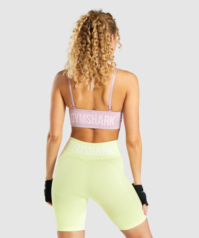 Gymshark Flex Strappy Sports Bra Lyse Lilla | 3lCwQCxNamT