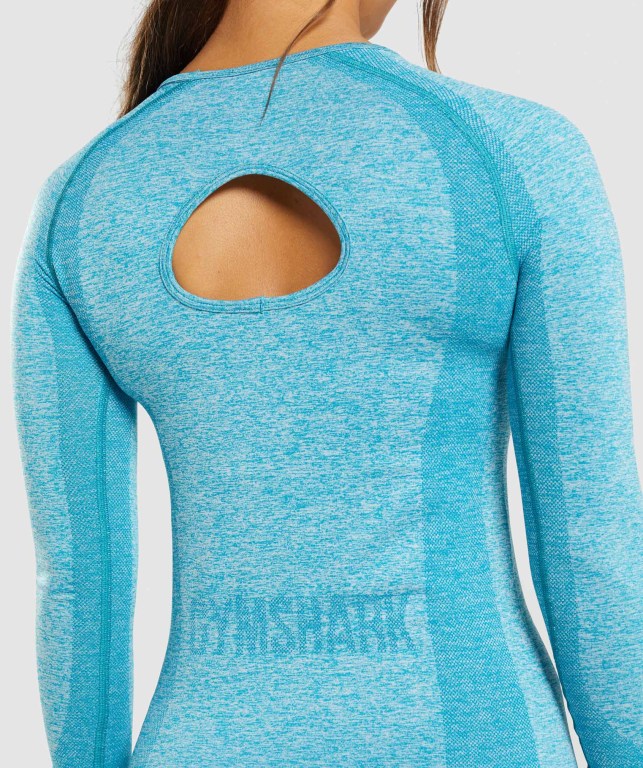 Gymshark Flex Top Blå | 1DiuTBrTfJM