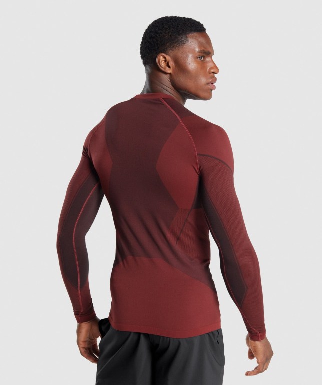 Gymshark Free Force Seamless Burgunder | TRBDrgvdFKw