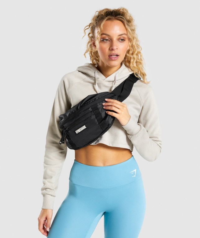 Gymshark GS Cross Body Svarte | 9XsnHEmasvV