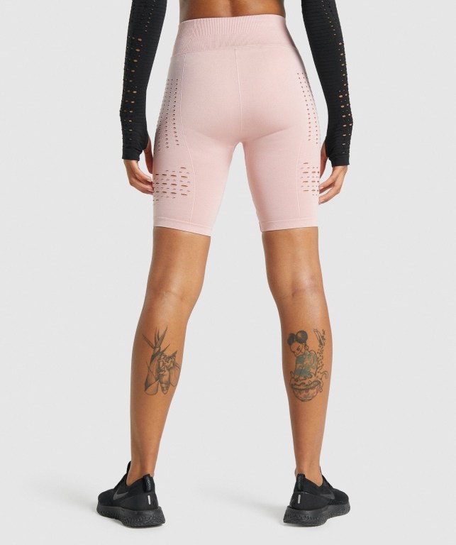 Gymshark Glow Seamless Lyse Rosa | M9AtfnoRsyf