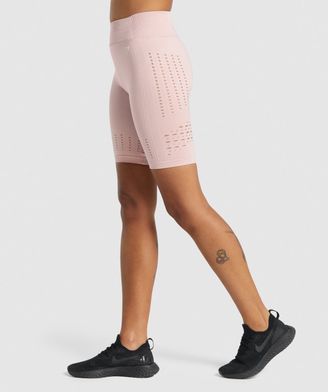 Gymshark Glow Seamless Lyse Rosa | M9AtfnoRsyf