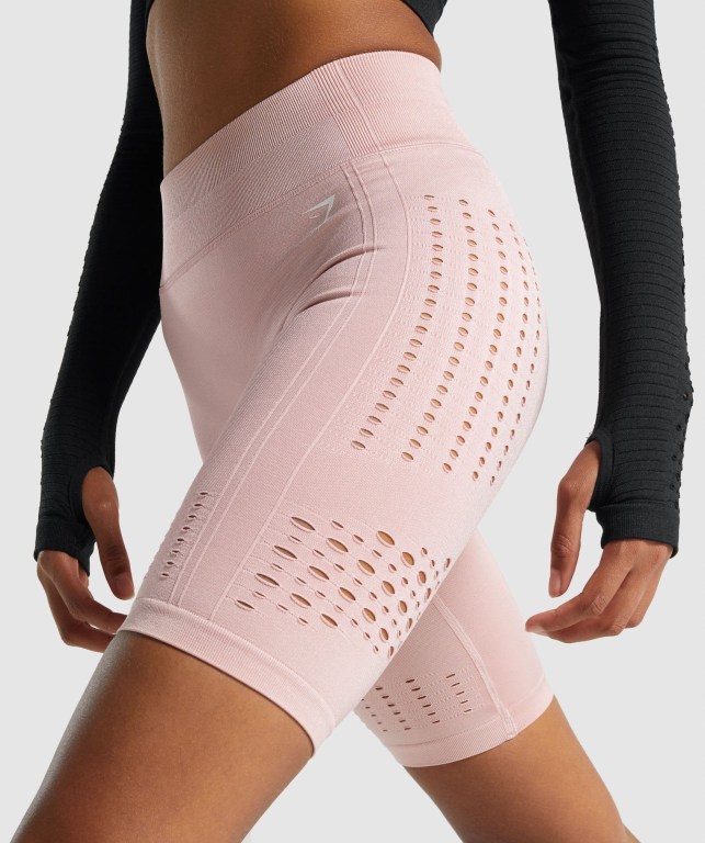 Gymshark Glow Seamless Lyse Rosa | M9AtfnoRsyf