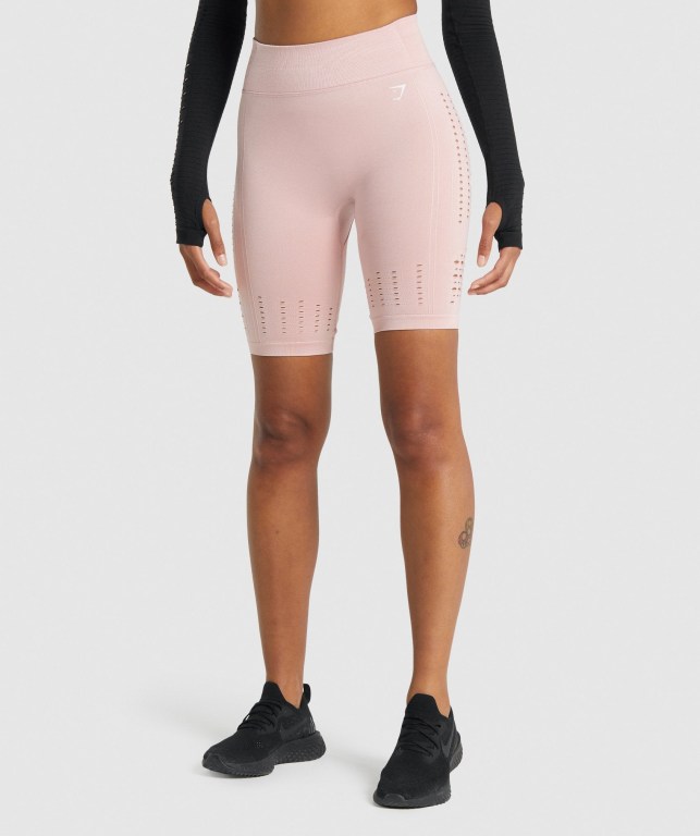 Gymshark Glow Seamless Lyse Rosa | M9AtfnoRsyf