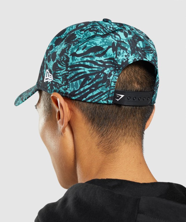 Gymshark Manimal Snapback Turkis | ICWJKfsPGyZ