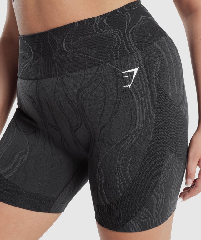 Gymshark Mercury Seamless Svarte | tULT8351iLr