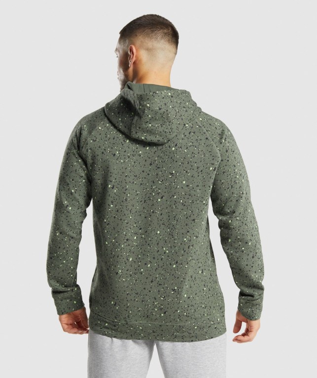 Gymshark Micro Print Grønn | 8j3Hj1mT3Wh