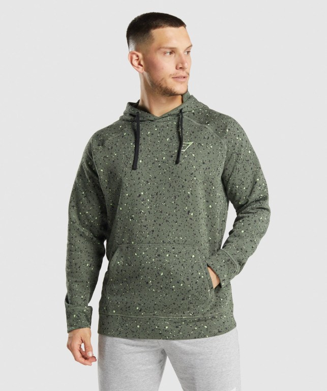 Gymshark Micro Print Grønn | 8j3Hj1mT3Wh