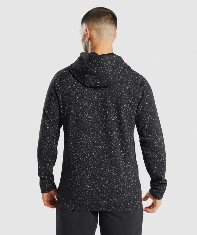 Gymshark Micro Print Svarte | UXWVCjC7RhV