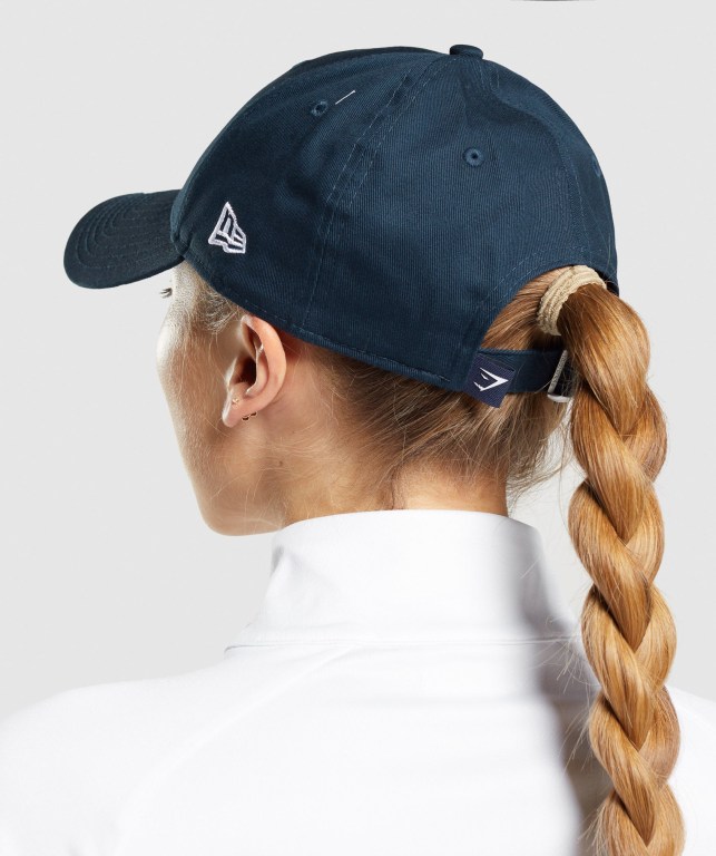 Gymshark New Era 9FORTY Adjustable Blå | ntlaV4XiOZL