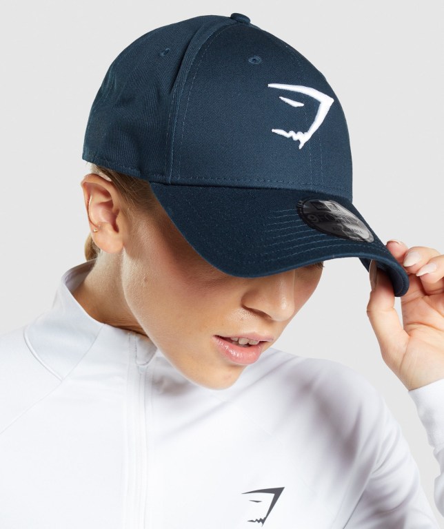 Gymshark New Era 9FORTY Adjustable Blå | ntlaV4XiOZL