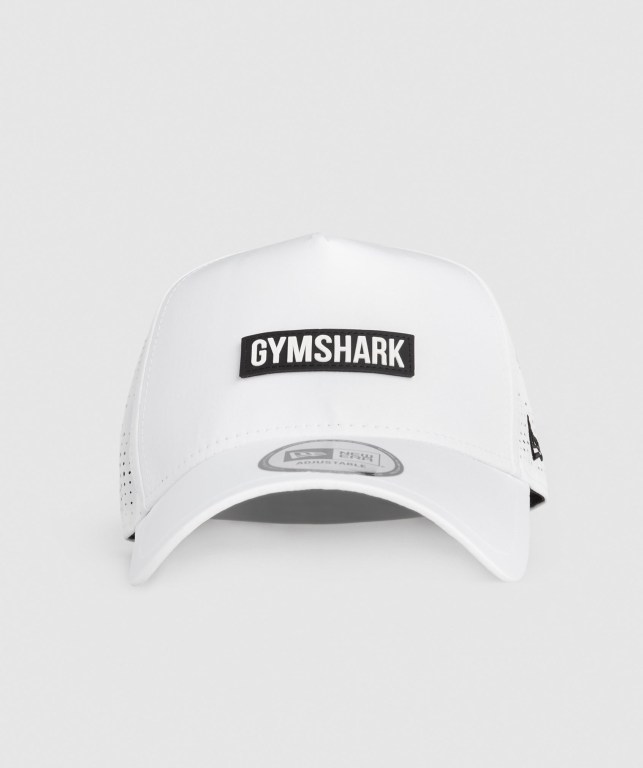 Gymshark New Era E-Frame Trucker Hvite | PF4m64wZNzt