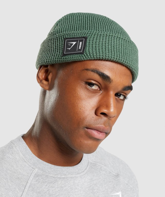 Gymshark New Era Fishermans Beanie Grønn | HNPCb8DHuk9