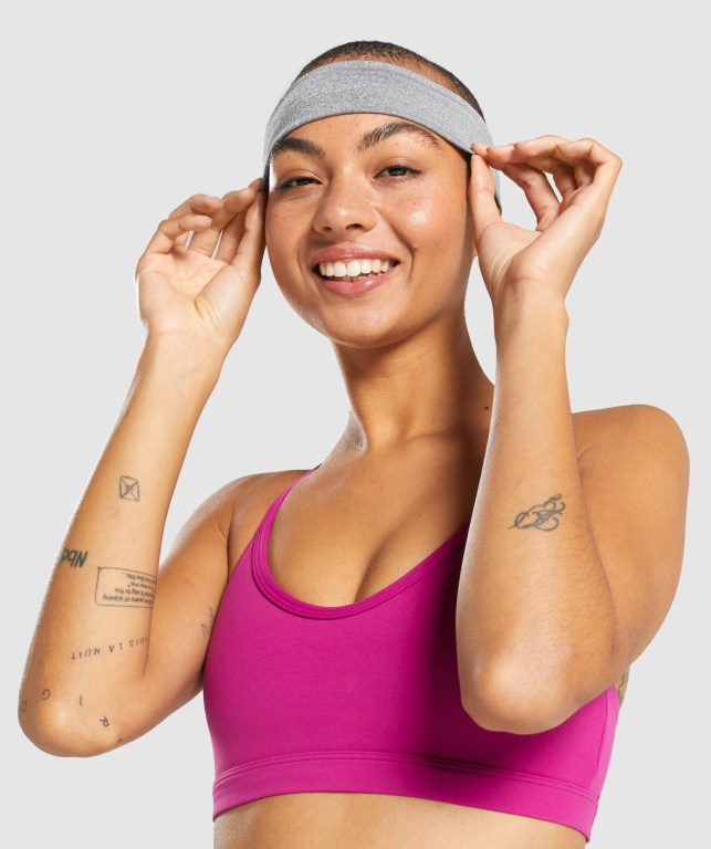 Gymshark New Era Headband Lyse Grå | K3HvWbf1f6T