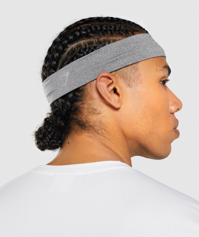 Gymshark New Era Headband Lyse Grå | K3HvWbf1f6T