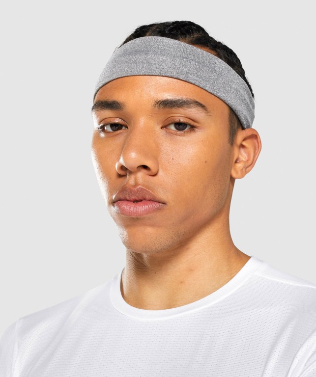 Gymshark New Era Headband Lyse Grå | K3HvWbf1f6T