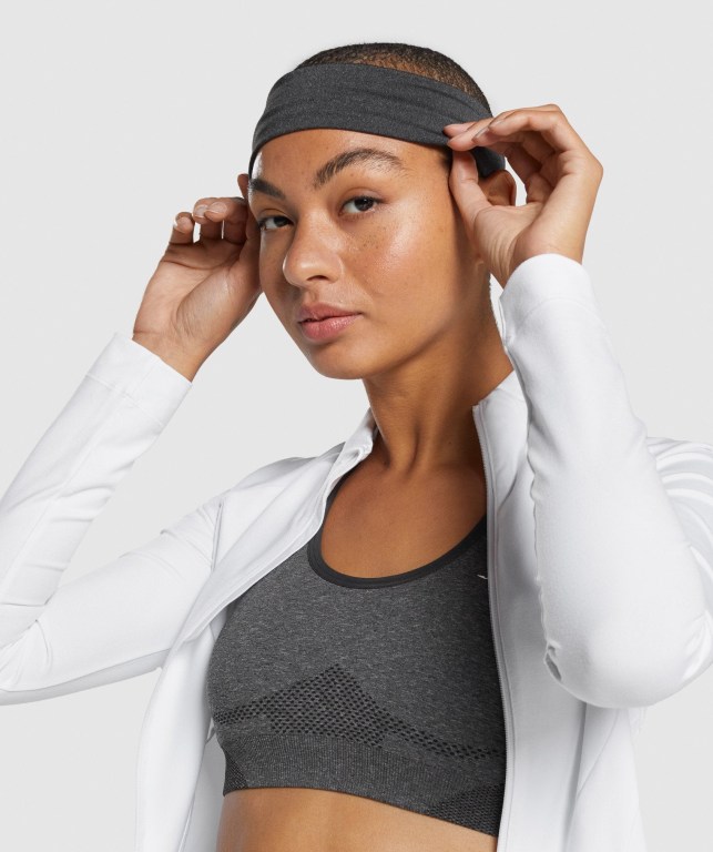 Gymshark New Era Headband Svarte | KYk6Fz2YQQi