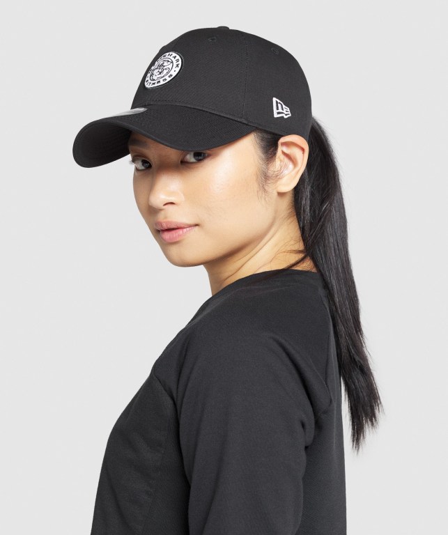 Gymshark New Era Legacy 9Forty Svarte | wiAzn2Ygl5p