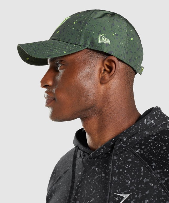 Gymshark New Era Universe Print Grønn Hvite | YUfPomuhlmq