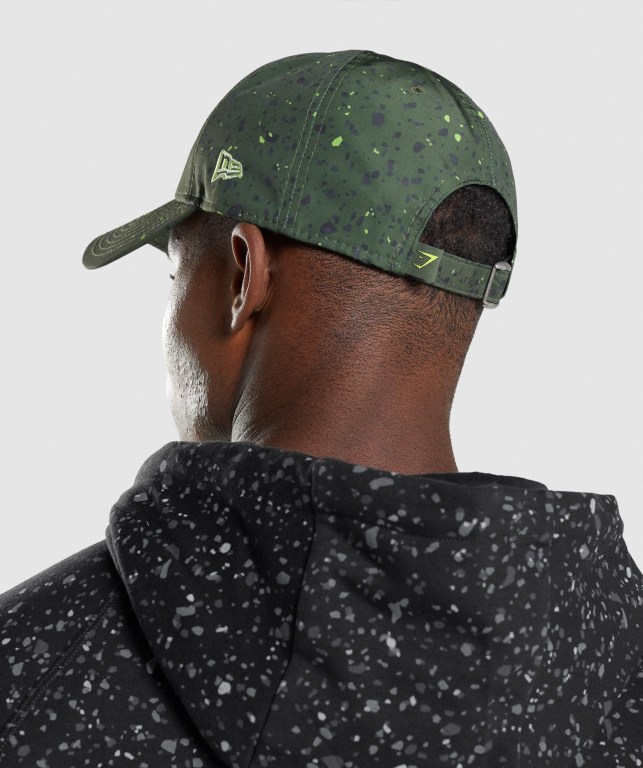 Gymshark New Era Universe Print Grønn Hvite | YUfPomuhlmq