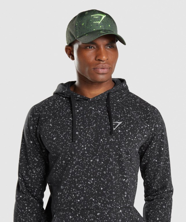 Gymshark New Era Universe Print Grønn Hvite | YUfPomuhlmq