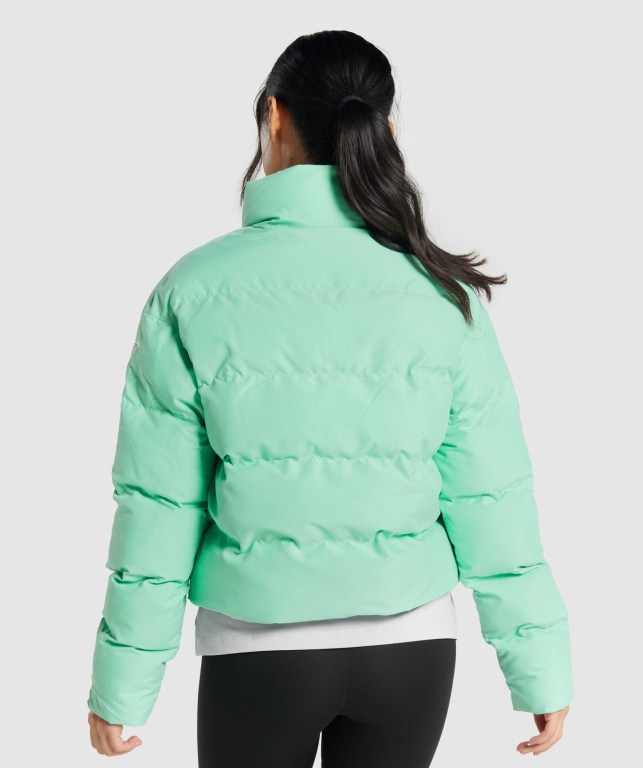 Gymshark Puffer Jacket Grønn | MAgGGsBQOcH