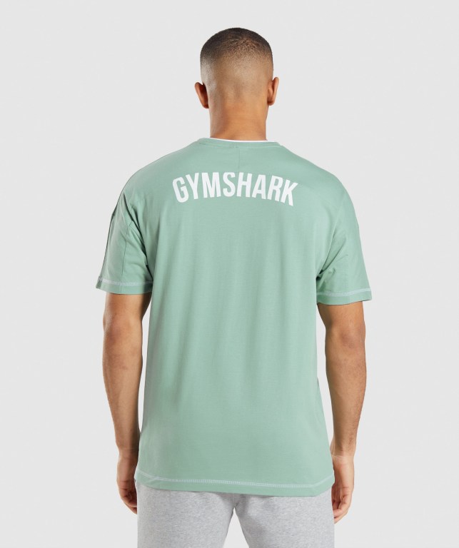 Gymshark Recess Blå Hvite | f3dJjt973yR