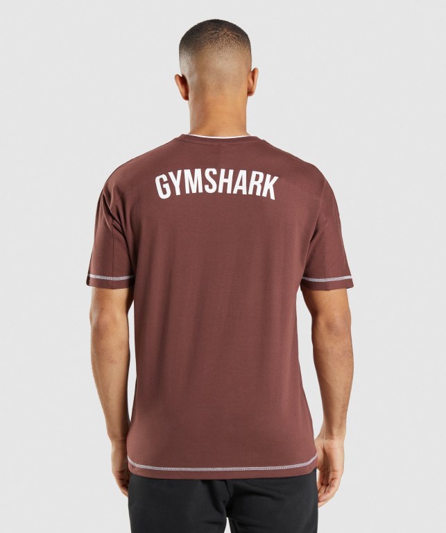 Gymshark Recess Rosa Brune Hvite | hCGBs43A9BM