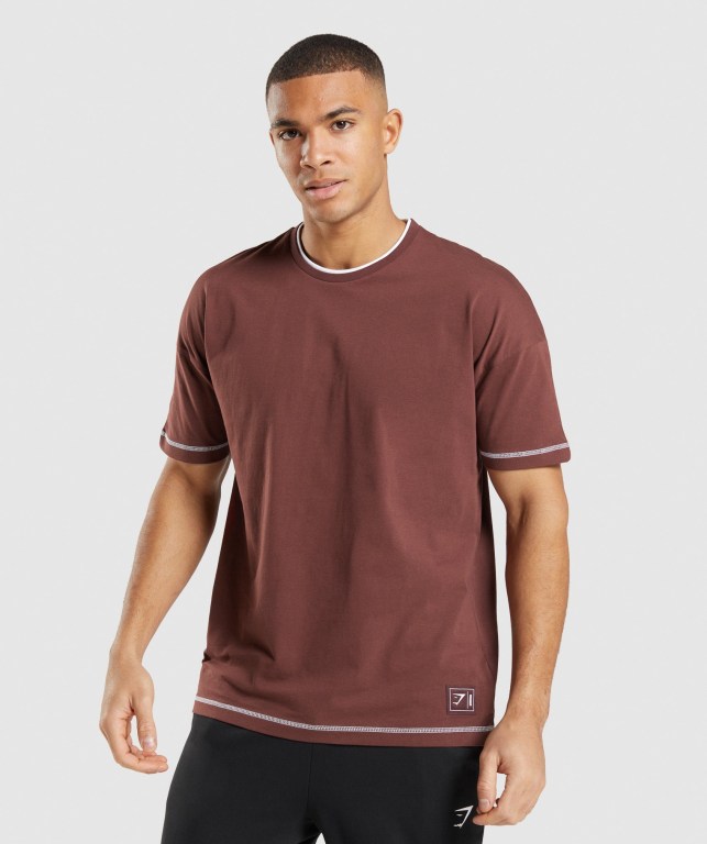 Gymshark Recess Rosa Brune Hvite | hCGBs43A9BM