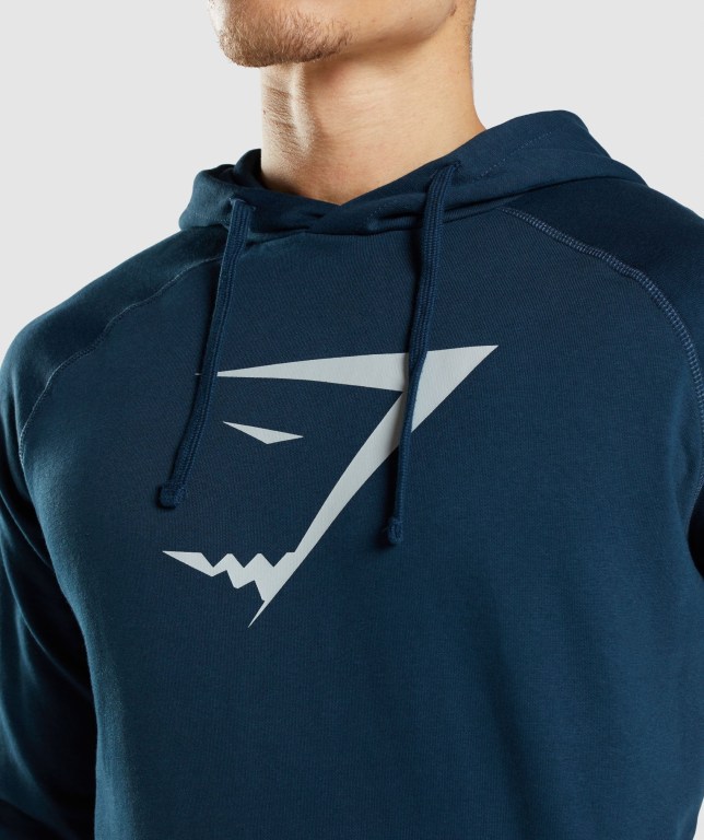 Gymshark Sharkhead Infill Marineblå | JWDlLzZCBTE