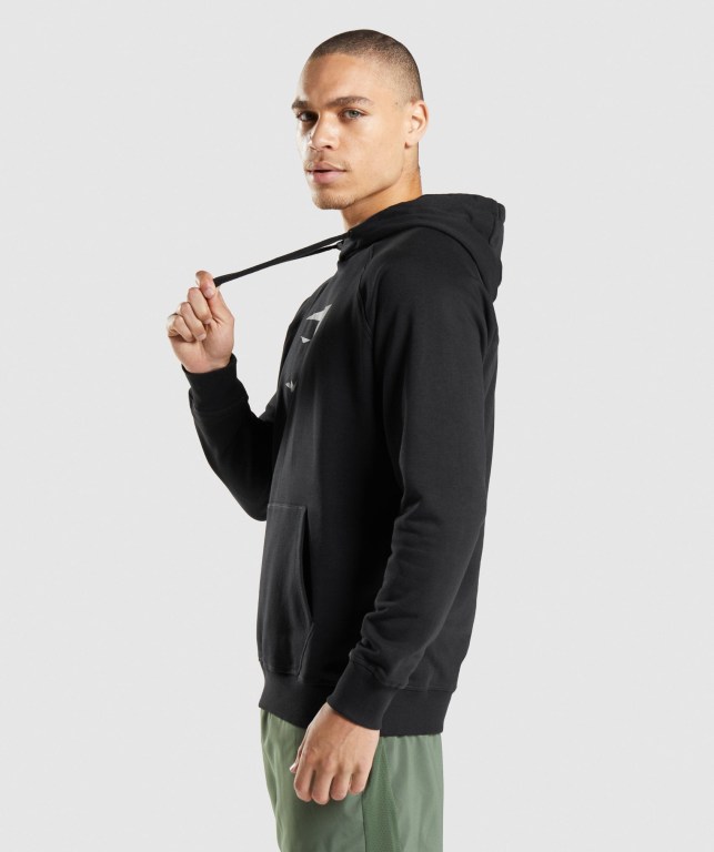 Gymshark Sharkhead Infill Svarte | dsh37kVz6j9