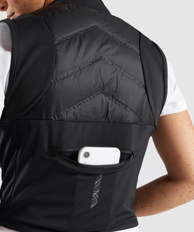 Gymshark Speed Gilet Svarte | GsiUSot2qKg