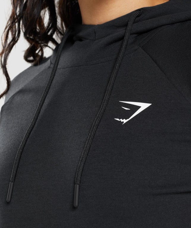 Gymshark Trenings Cropped Svarte | v6xA3ImYeJn