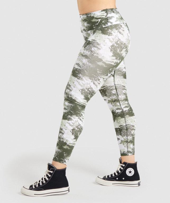 Gymshark Trenings Grønn Camouflage | 1ygq6GqabMS