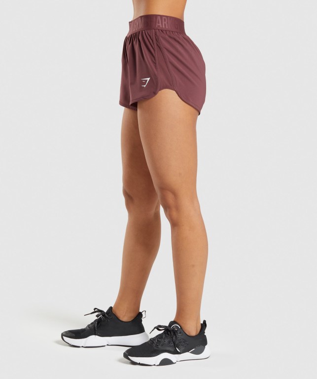 Gymshark Trenings Loose Fit Rosa Brune | DDOukuXyP7y