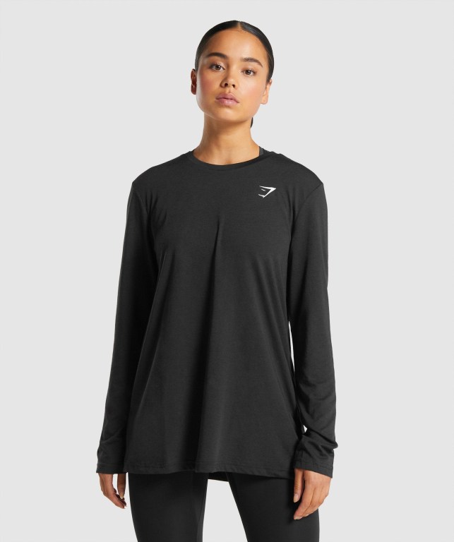 Gymshark Trenings Oversized Svarte | D3UfhFDJtYo