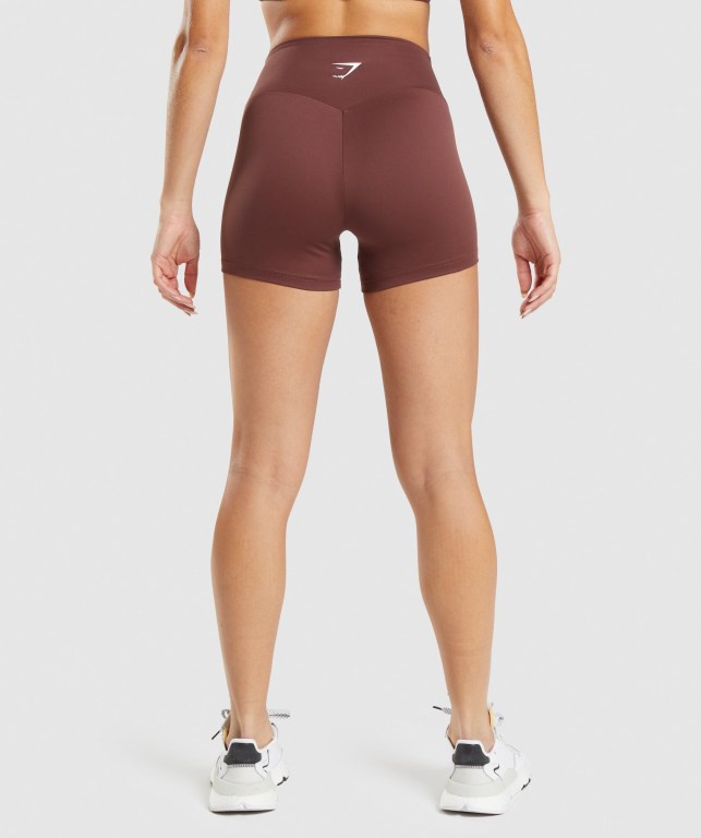 Gymshark Trenings Rosa Brune | TisonRs58DK